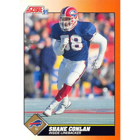 1991 Score #356 Shane Conlan EX Excellent Buffalo Bills Football Card - Football Card Single