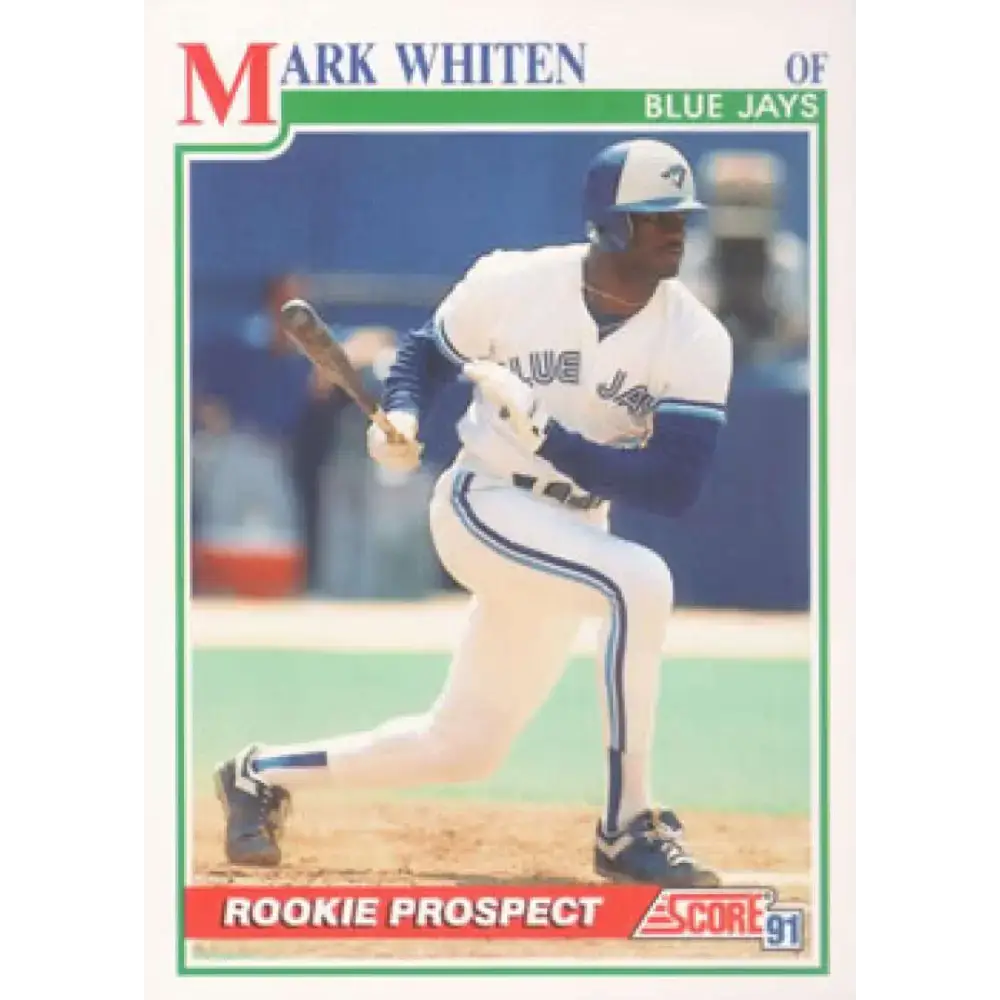 1991 Score #358 Mark Whiten UER SC NM-MT Toronto Blue Jays Baseball Card - Baseball Card Single