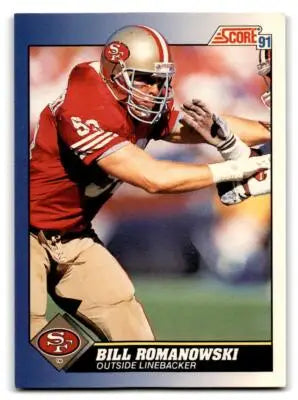 1991 Score #36 Bill Romanowski - Football Card Single