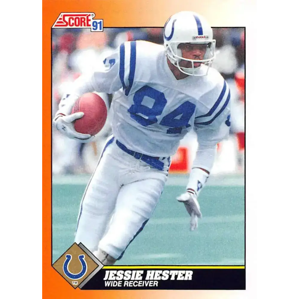 1991 Score #363 Jessie Hester EX Excellent Indianapolis Colts Football Card - Football Card Single