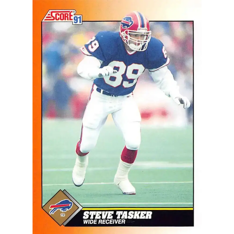 1991 Score #364 Steve Tasker EX Excellent Buffalo Bills Football Card - Football Card Single