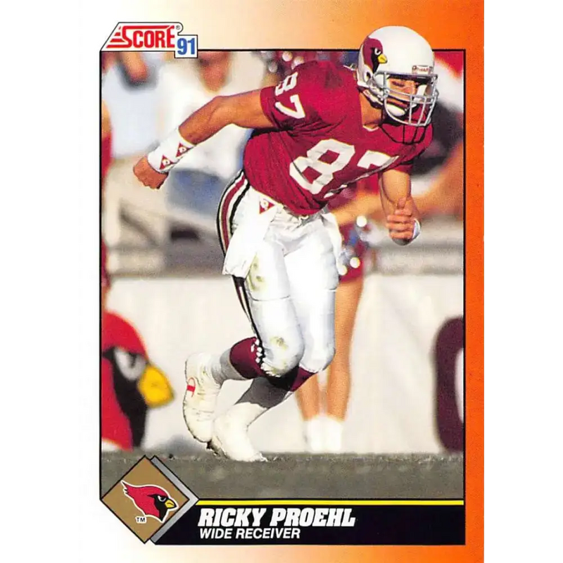 1991 Score #369 Ricky Proehl EX Excellent Phoenix Cardinals Football Card - Football Card Single