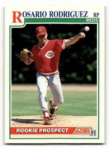 1991 Score #373 Rosario Rodriguez Cincinnati Reds Baseball Cards EX/ ID:55154 - Baseball Card Single