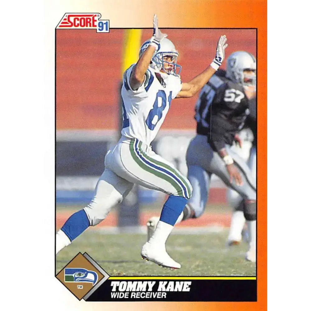1991 Score #373 Tommy Kane EX Excellent Seattle Seahawks Football Card - Football Card Single