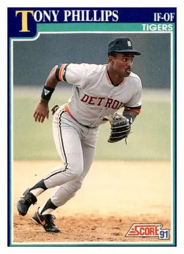 1991 Score #38 Tony Phillips EX/NM - Baseball Card Single