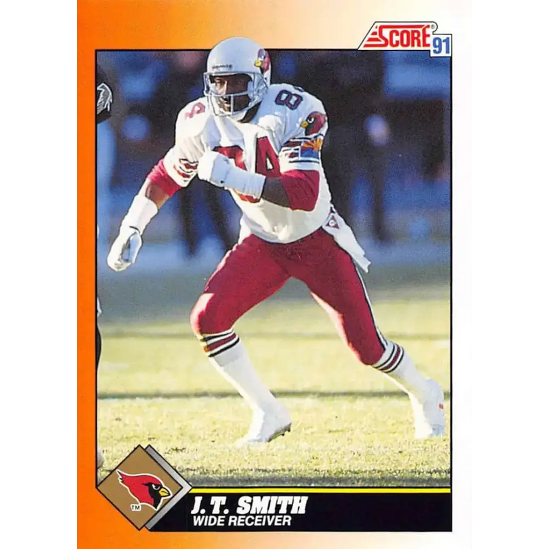 1991 Score #383 J.T. Smith EX Excellent Phoenix Cardinals Football Card - Football Card Single