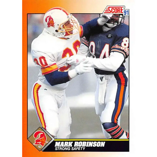 1991 Score #391 Mark Robinson EX Excellent Tampa Bay Buccaneers Football Card - Football Card Single