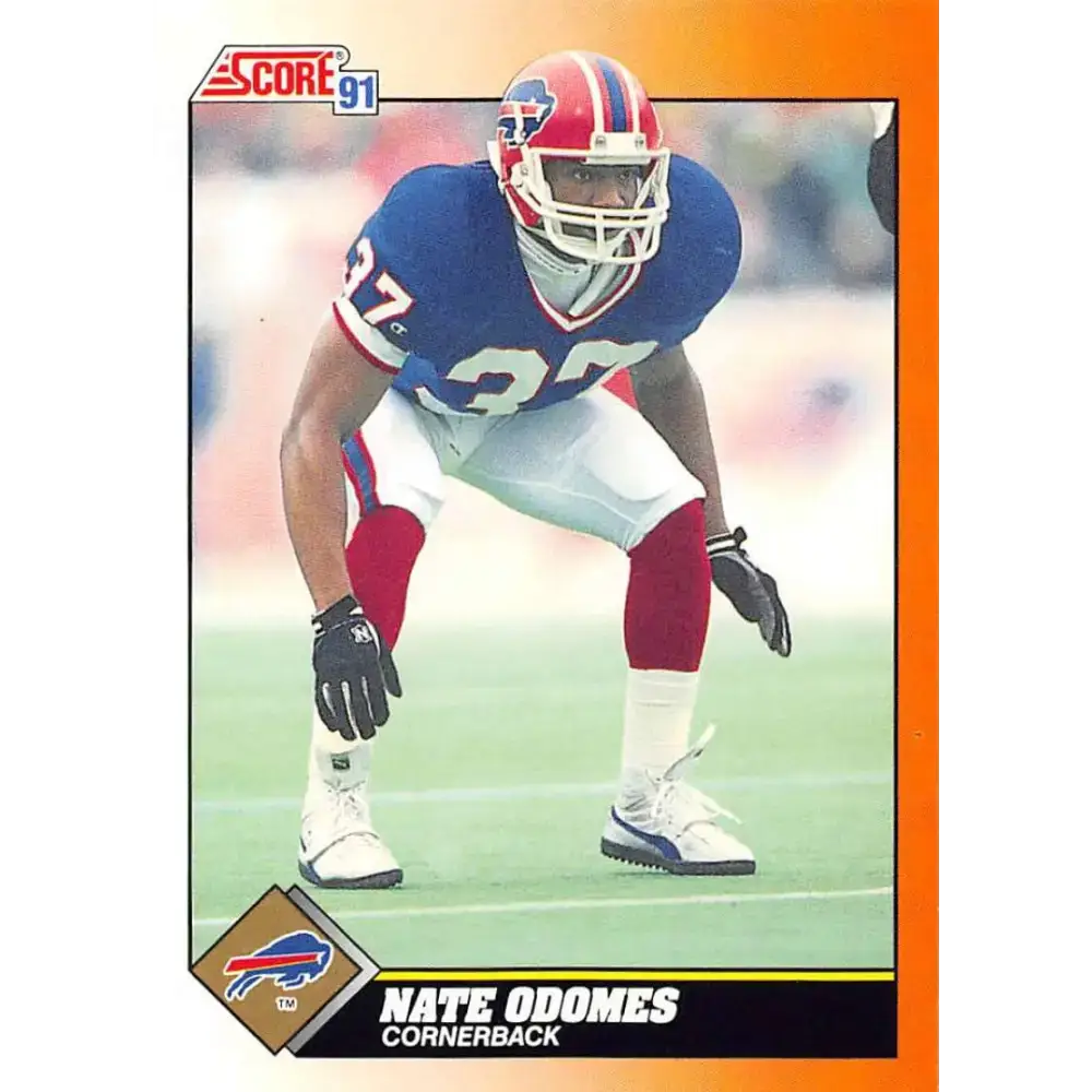 1991 Score #392 Nate Odomes EX Excellent Buffalo Bills Football Card - Football Card Single