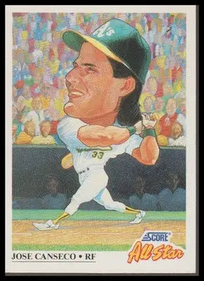 1991 Score #398 Jose Canseco
