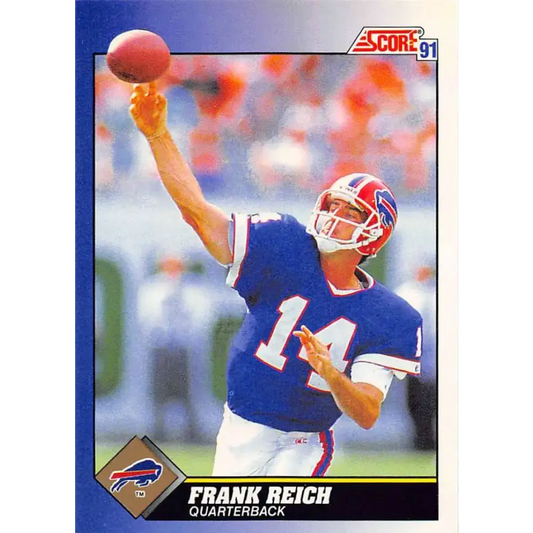 1991 Score #4 Frank Reich EX Excellent Buffalo Bills Football Card - Football Card Single