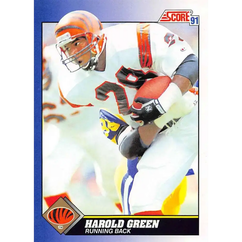 1991 Score #40 Harold Green EX Excellent Cincinnati Bengals Football Card - Football Card Single