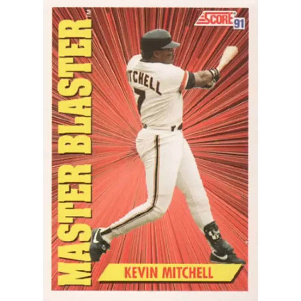 1991 Score #406 Kevin Mitchell NM-MT San Francisco Giants Baseball Card - Baseball Card Single