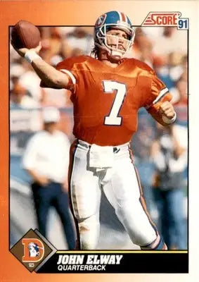 1991 Score #410 John Elway - Football Card Single