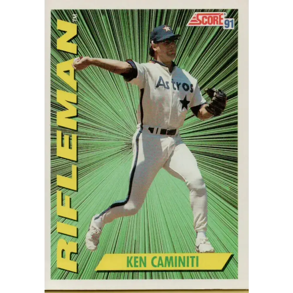 1991 Score #415 Ken Caminiti NM-MT Houston Astros Baseball Card - Baseball Card Single