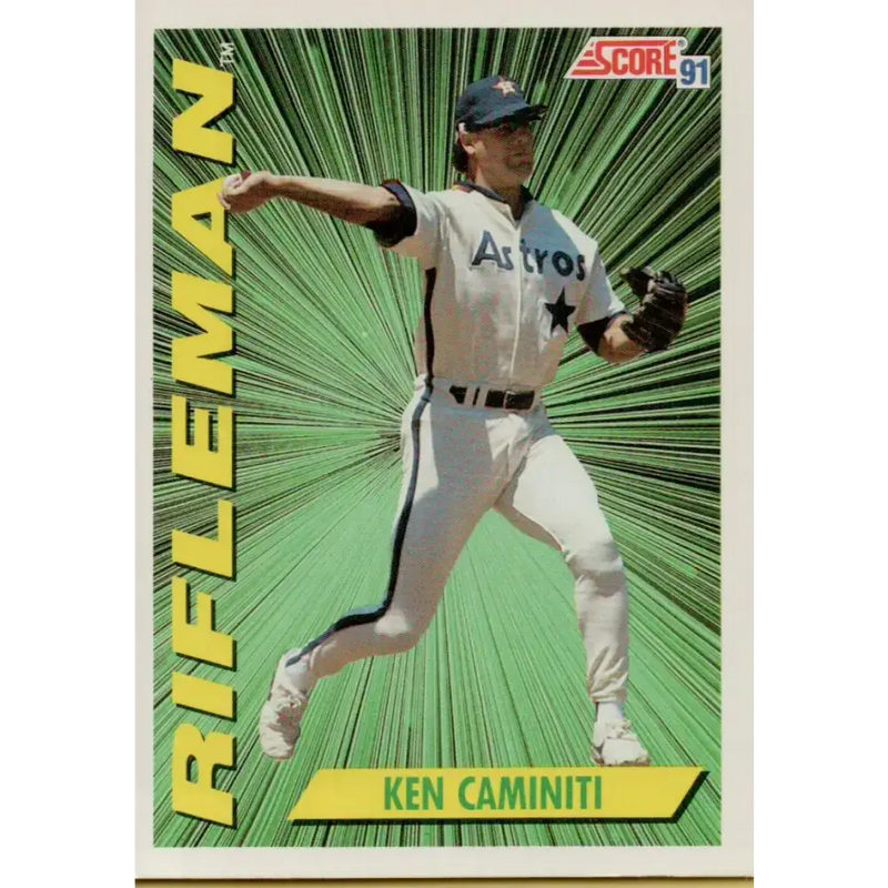1991 Score #415 Ken Caminiti NM-MT Houston Astros Baseball Card - Baseball Card Single