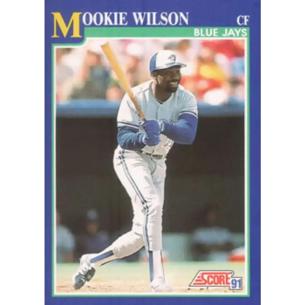 1991 Score #42 Mookie Wilson NM-MT Toronto Blue Jays Baseball Card - Baseball Card Single