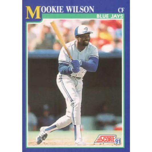 1991 Score #42 Mookie Wilson NM-MT Toronto Blue Jays Baseball Card - Baseball Card Single