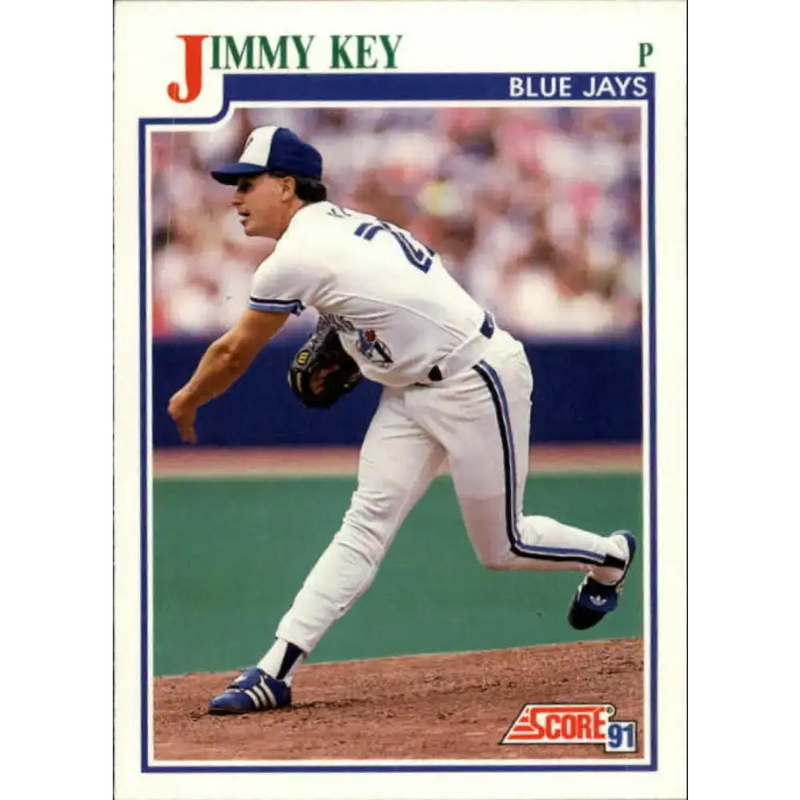 1991 Score #422 Jimmy Key NM-MT Toronto Blue Jays Baseball Card - Baseball Card Single