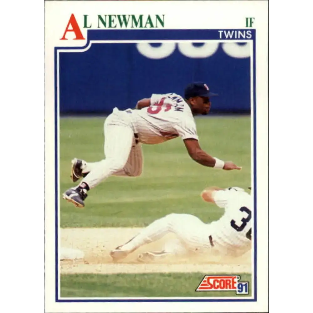 1991 Score #424 Al Newman NM-MT Minnesota Twins Baseball Card - Baseball Card Single