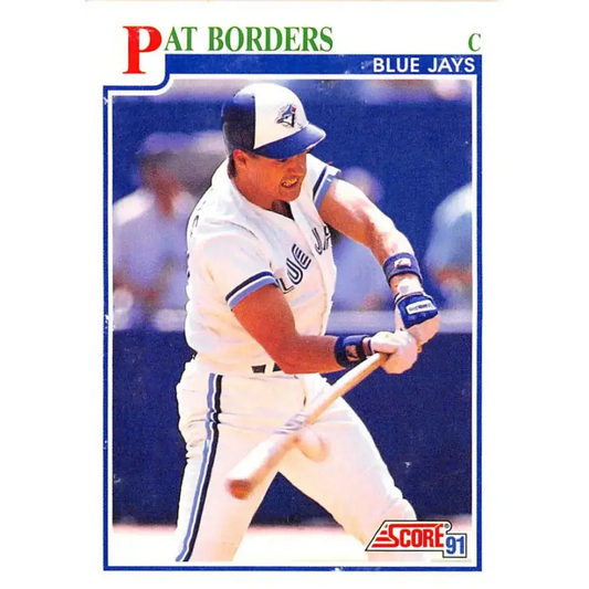 1991 Score #425 Pat Borders NM-MT Toronto Blue Jays Baseball Card - Baseball Card Single