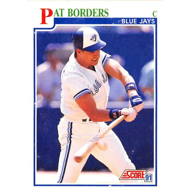 1991 Score #425 Pat Borders NM-MT Toronto Blue Jays Baseball Card - Baseball Card Single