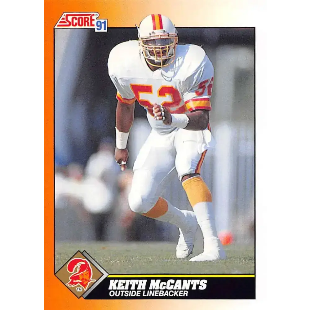 1991 Score #427 Keith McCants EX Excellent Tampa Bay Buccaneers Football Card - Football Card Single