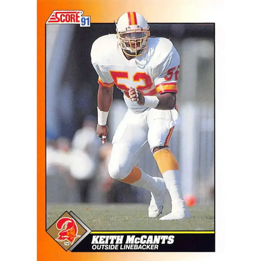 1991 Score #427 Keith McCants EX Excellent Tampa Bay Buccaneers Football Card