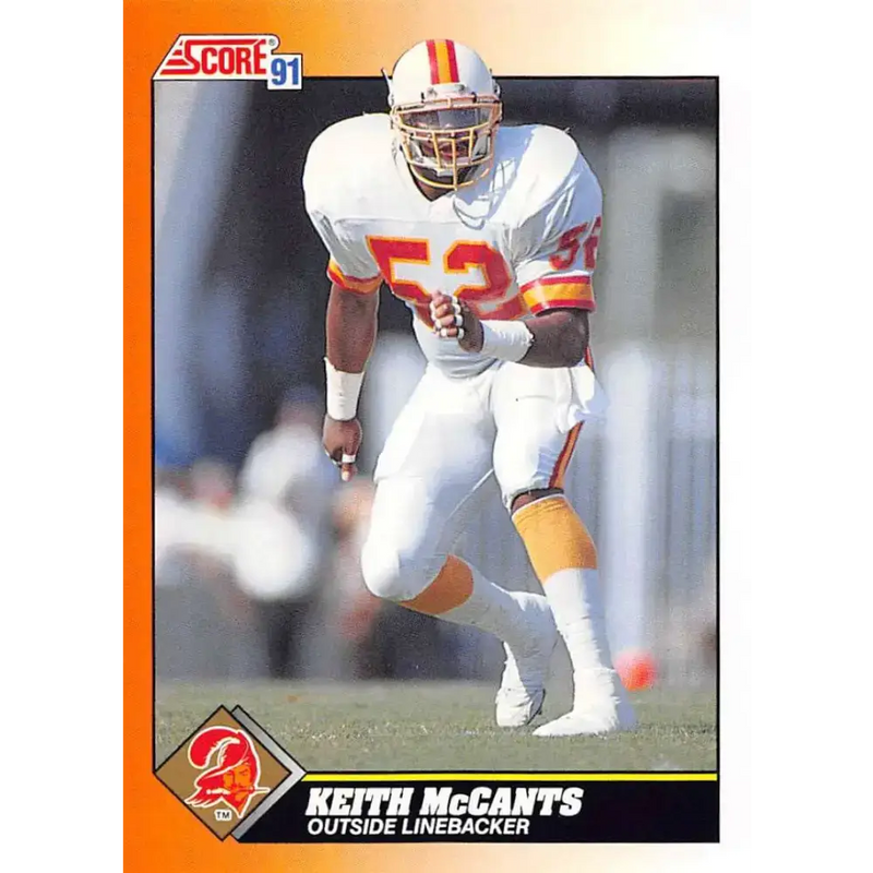 1991 Score #427 Keith McCants EX Excellent Tampa Bay Buccaneers Football Card - Football Card Single