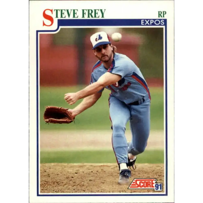 1991 Score #436 Steve Frey NM-MT Montreal Expos Baseball Card - Baseball Card Single