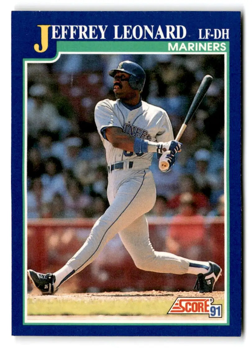 1991 Score #44 Jeffrey Leonard - Baseball Card Single
