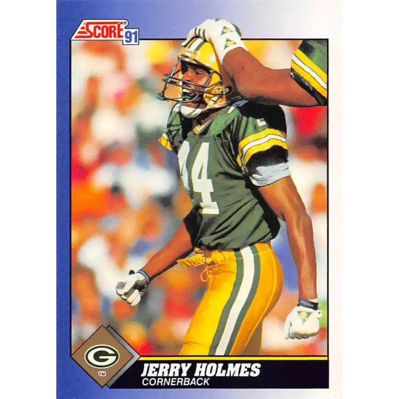 1991 Score #44 Jerry Holmes EX Excellent Green Bay Packers Football Card - Football Card Single
