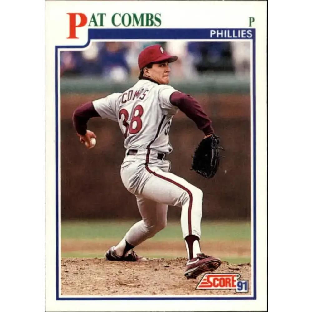 1991 Score #440 Pat Combs NM-MT Philadelphia Phillies Baseball Card - Baseball Card Single