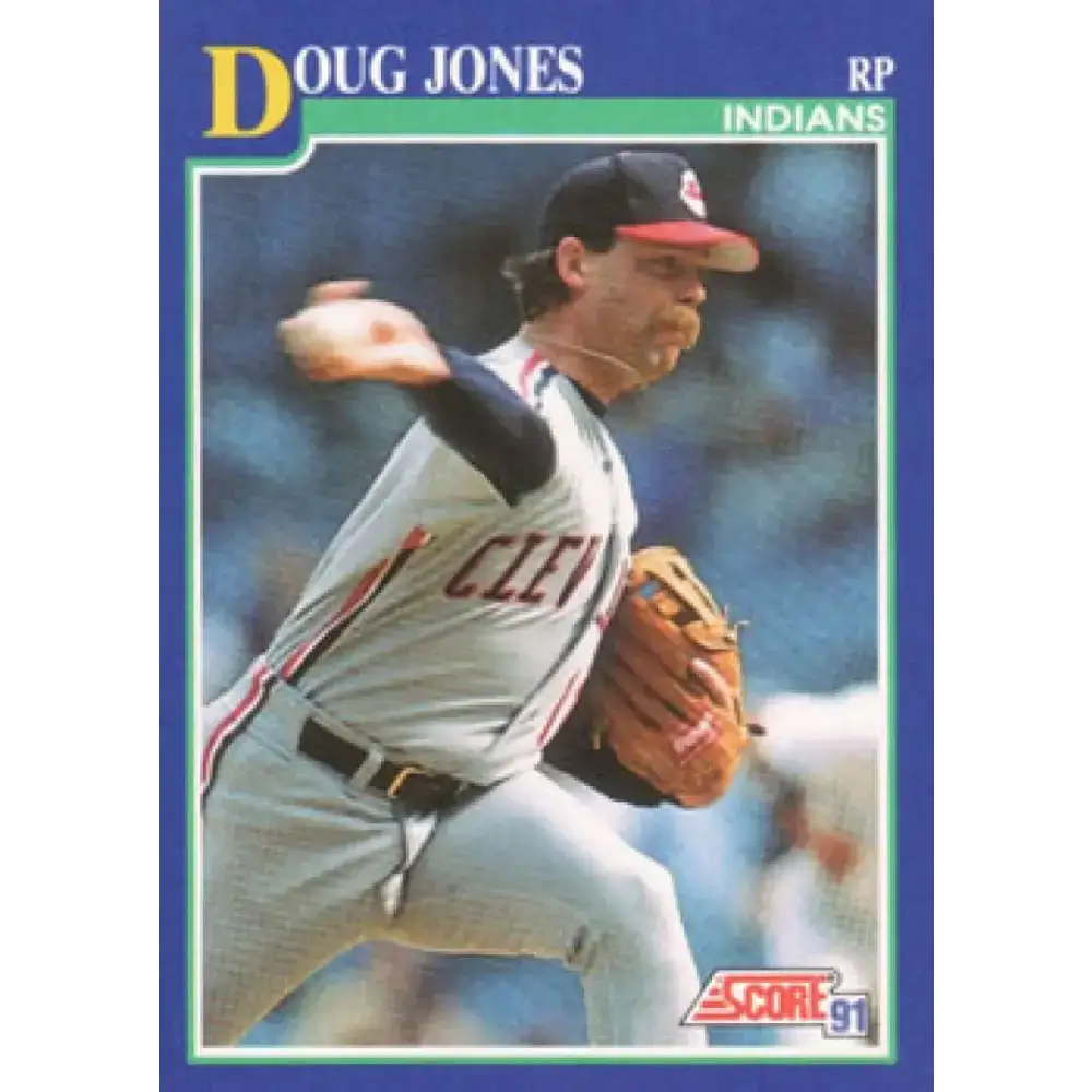 1991 Score #45 Doug Jones NM-MT Cleveland Indians Baseball Card - Baseball Card Single