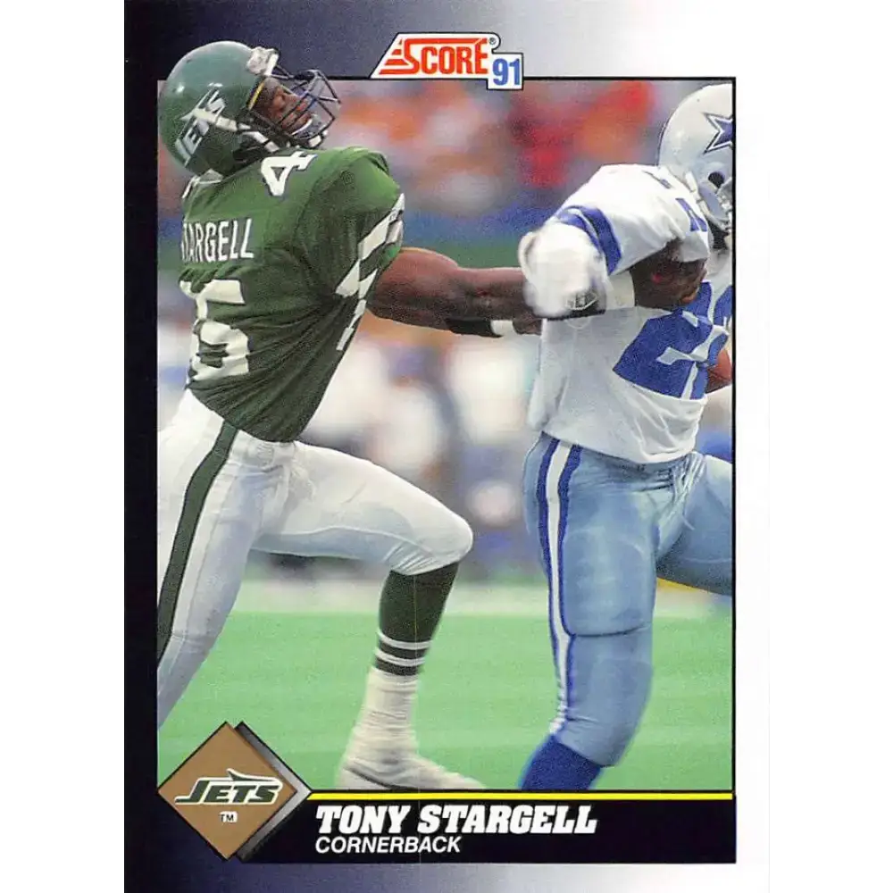 1991 Score #466 Tony Stargell EX Excellent New York Jets Football Card - Football Card Single