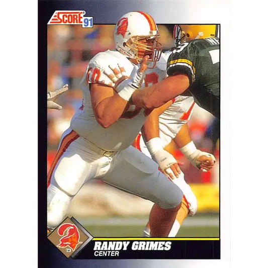 1991 Score #468 Randy Grimes EX Excellent Tampa Bay Buccaneers Football Card