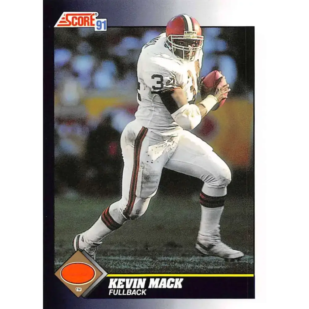 1991 Score #470 Kevin Mack EX Excellent Cleveland Browns Football Card - Football Card Single