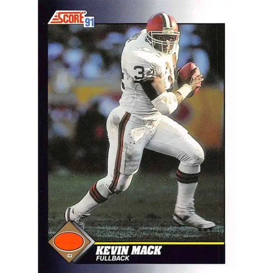 1991 Score #470 Kevin Mack EX Excellent Cleveland Browns Football Card