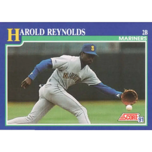 1991 Score #48 Harold Reynolds NM-MT Seattle Mariners Baseball Card - Baseball Card Single