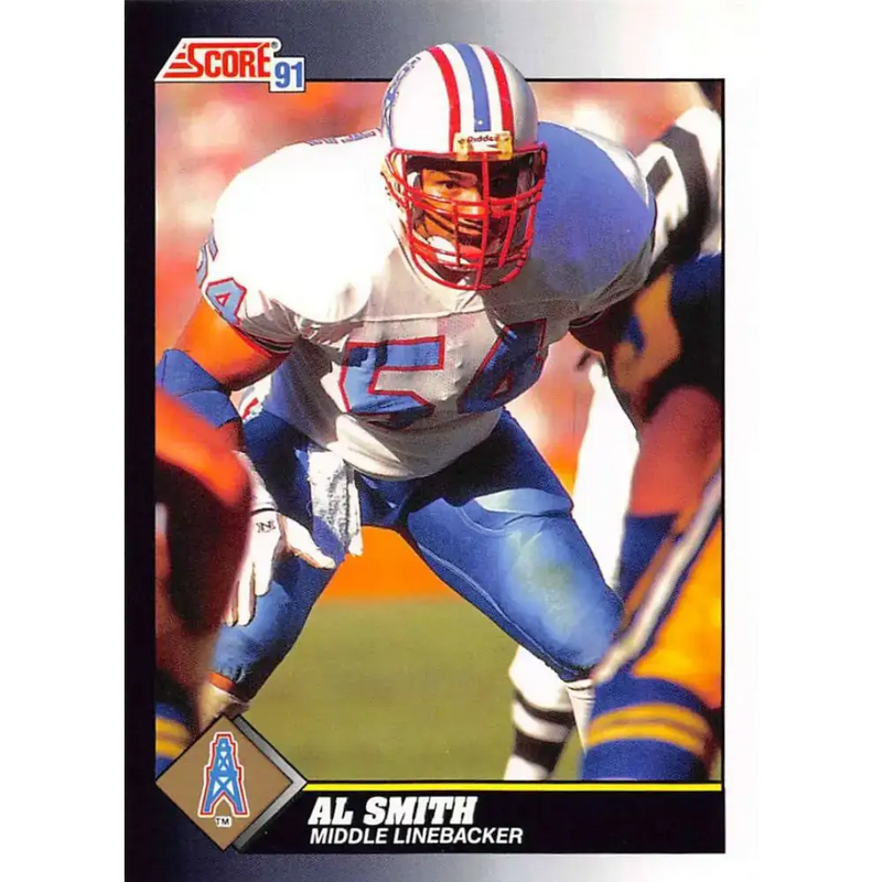 1991 Score #490 Al Smith EX Excellent Houston Oilers Football Card - Football Card Single