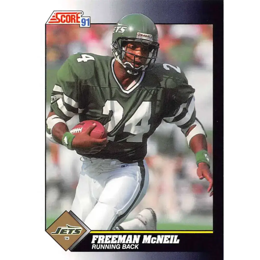 1991 Score #495 Freeman McNeil EX Excellent New York Jets Football Card - Football Card Single