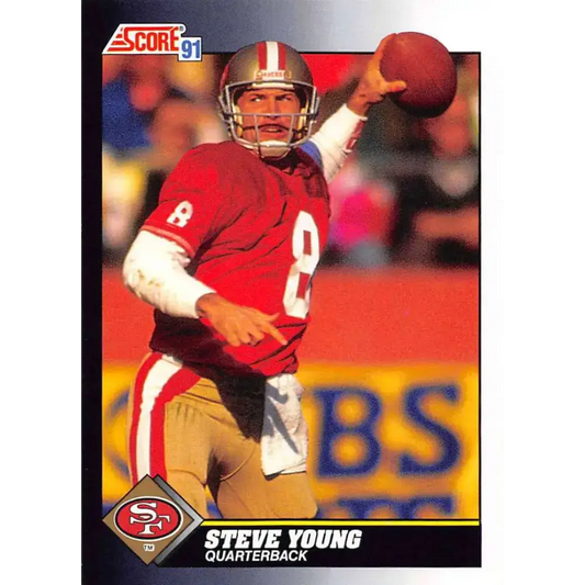 1991 Score #505 Steve Young EX Excellent San Francisco 49ers Football Card