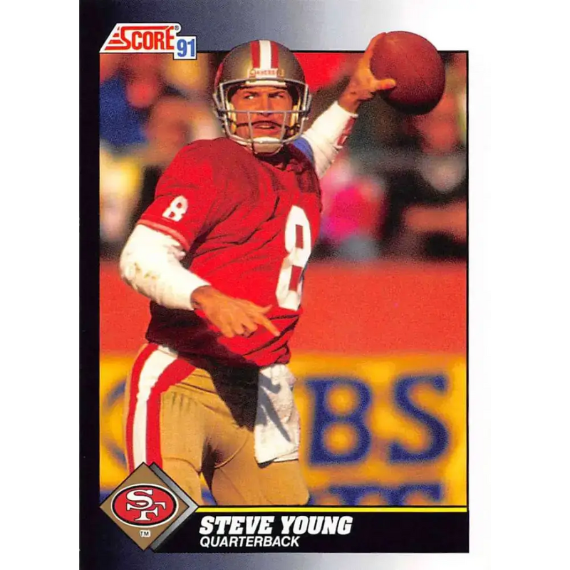 1991 Score #505 Steve Young EX Excellent San Francisco 49ers Football Card