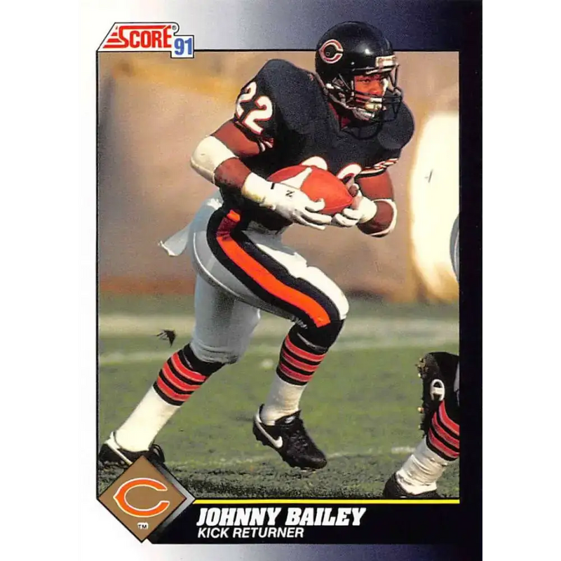 1991 Score #509 Johnny Bailey EX Excellent Chicago Bears Football Card - Football Card Single