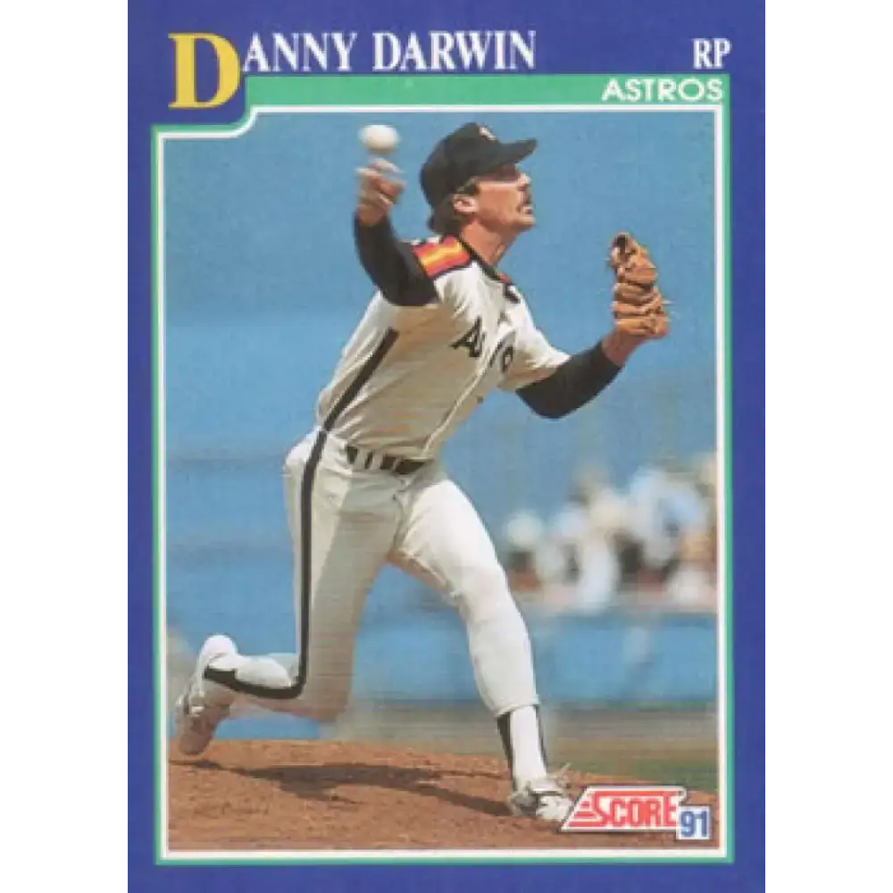 1991 Score #51 Danny Darwin NM-MT Houston Astros Baseball Card - Baseball Card Single