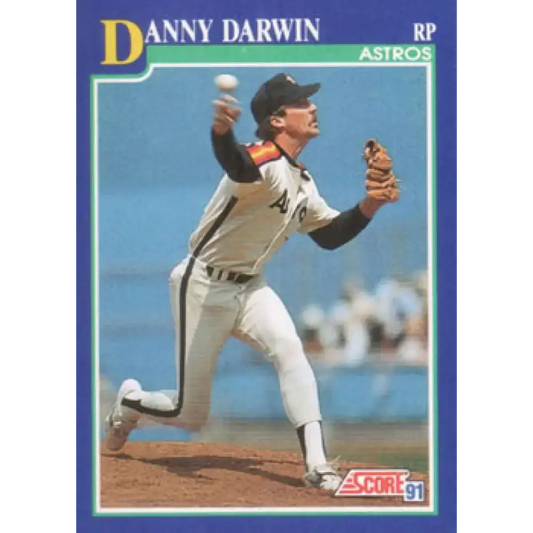 1991 Score #51 Danny Darwin NM-MT Houston Astros Baseball Card - Baseball Card Single
