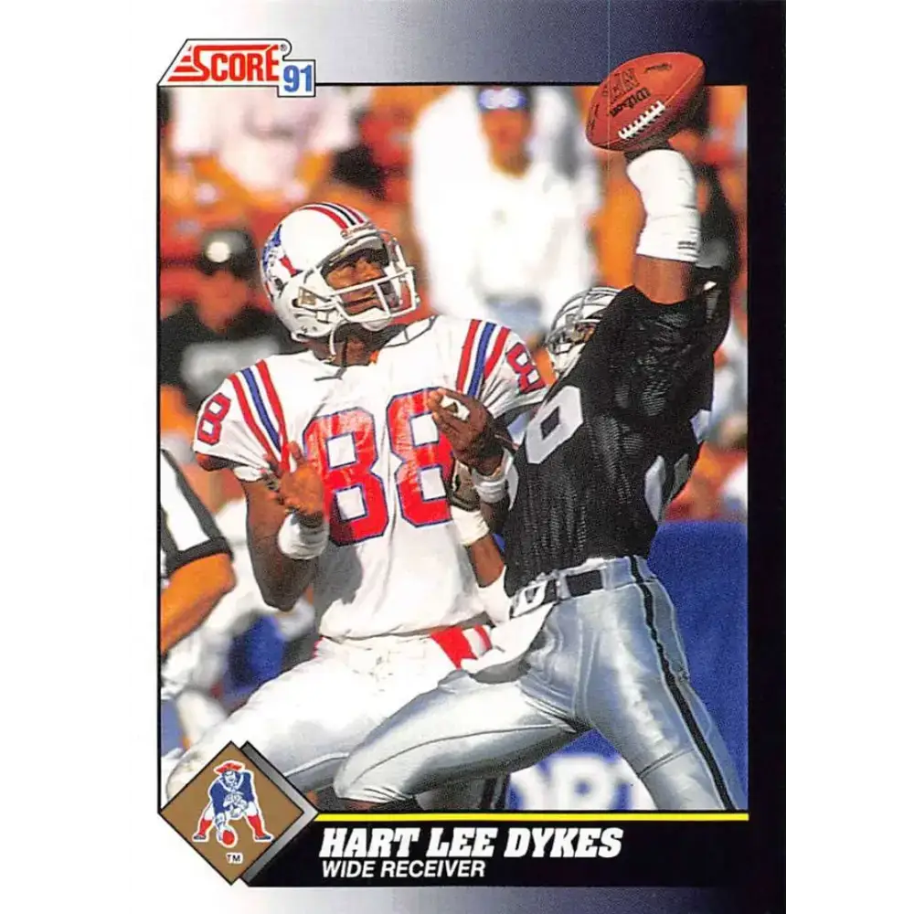 1991 Score #512 Hart Lee Dykes EX Excellent New England Patriots Football Card - Football Card Single