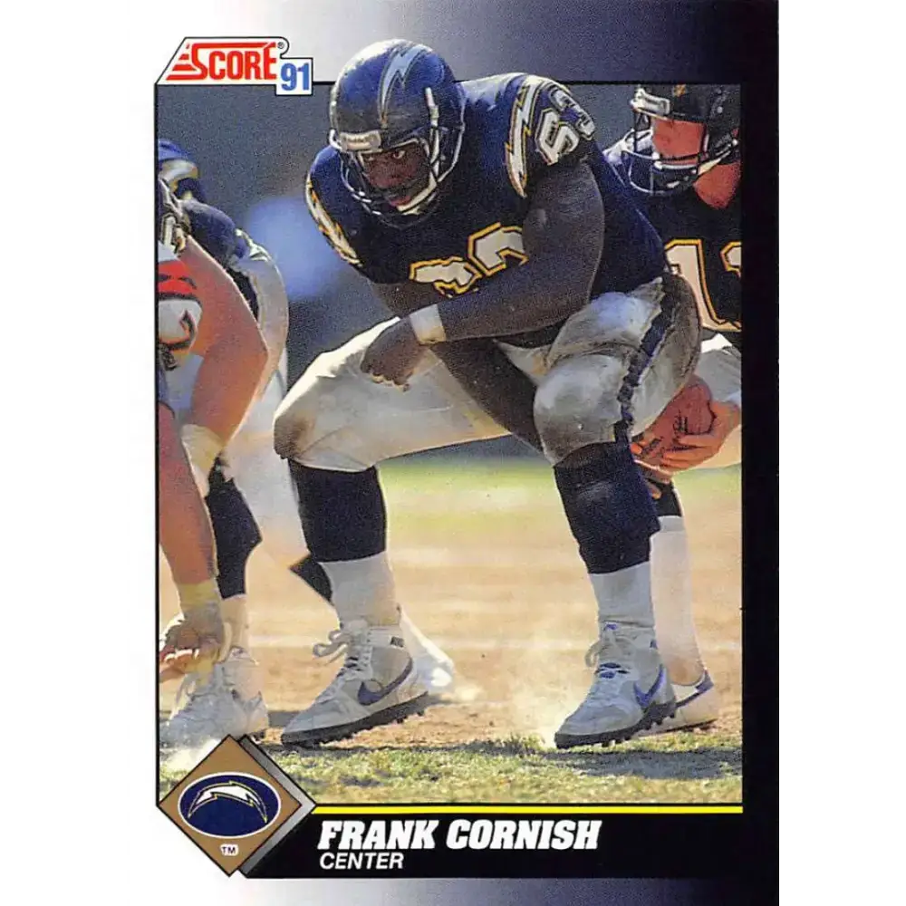 1991 Score #515 Frank Cornish EX Excellent San Diego Chargers Football Card - Football Card Single