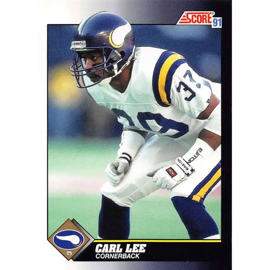 1991 Score #517 Carl Lee EX Excellent Minnesota Vikings Football Card