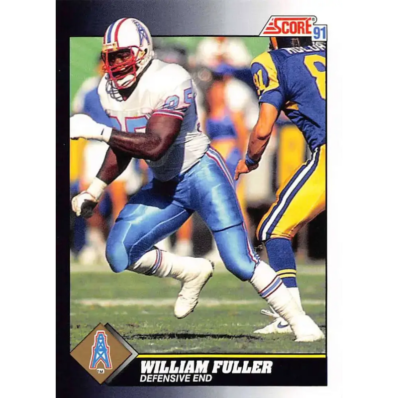 1991 Score #524 William Fuller EX Excellent Houston Oilers Football Card - Football Card Single