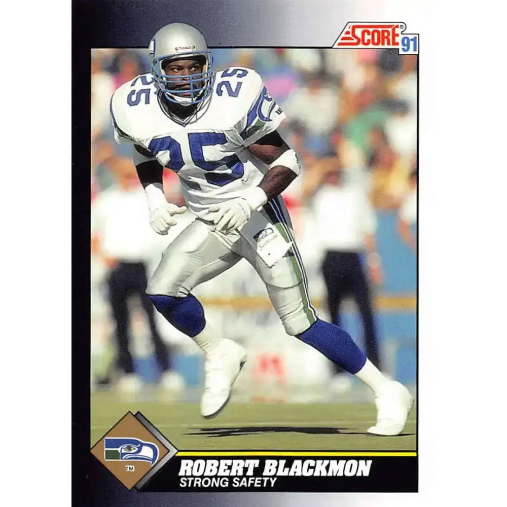 1991 Score #527 Robert Blackmon EX Excellent Seattle Seahawks Football Card - Football Card Single